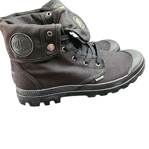 Palladium Men's Black Canvas Boots - Picture 1 of 10